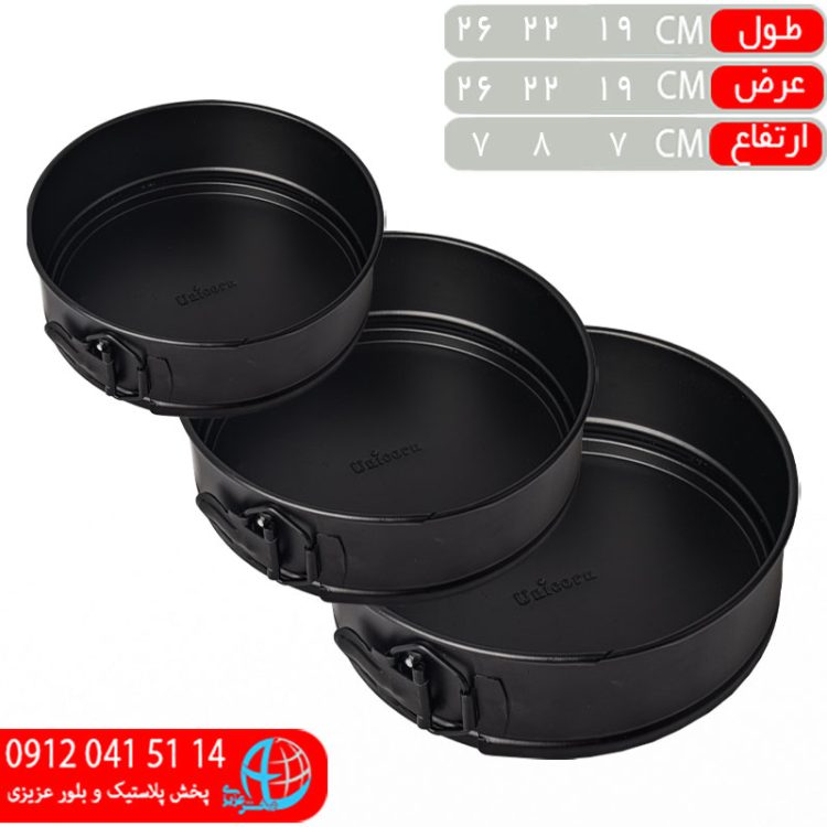 قالب کيک کمربندي سراميکي