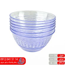 پیاله ماست کریستال ۶عددی کاجین