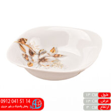 پیاله ماست۳۰۰۷ چهارگوش ملامین سپیدار