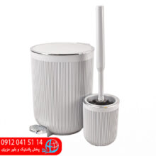 سطل پدالی و فرچه زیگا کروم پادیز