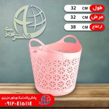 زنبيل گرد پرنيان متوسط مدرن