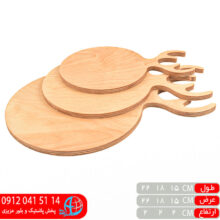تخته سرو گوزن ۳عددی گرد رز