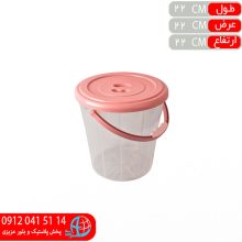 سطل مدرج ۳ليتر شفاف اشکان
