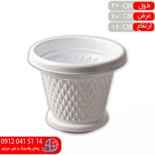 گلدان گرد الماس۲ کاجين