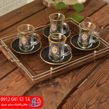 سيني فلزي کف چوب متوسط نقره اي رز