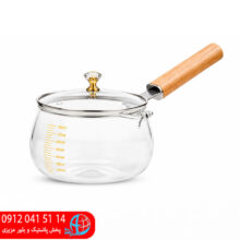 شیرجوش پیرکس دسته چوبی لبه موج ۳۰۲۴۸