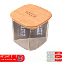 بانکه شفاف درب چوبی ۵۰۰CC کلیز