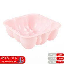 قالب ژله مربع حبابی پاستل
