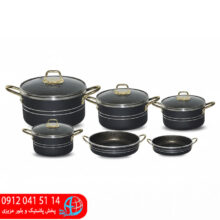 سرویس ۱۰پارچه گراپ زنبوری طلایی شمس