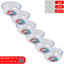 کاسه ماست کريستال ۶عددي رزيتا يسنا
