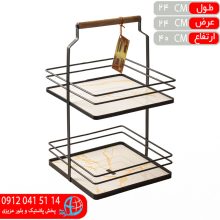 استند کف ضدآب دسته چوبي ۲ط بنيسا