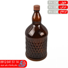 بطري باران قهوه اي ۵ليتر آباد