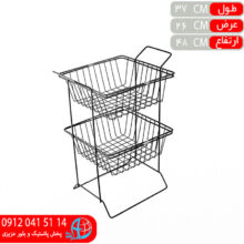 جاپيازي استندي مشکي ۲ط آبشار