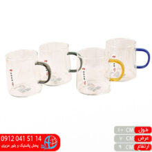 لیوان پیرکس گرد ۴عددی