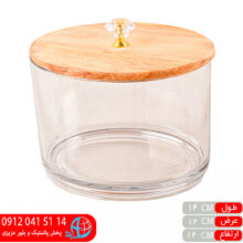 شکلات خوری درب بامبو بیضی بزرگ ۱ط مهرایران