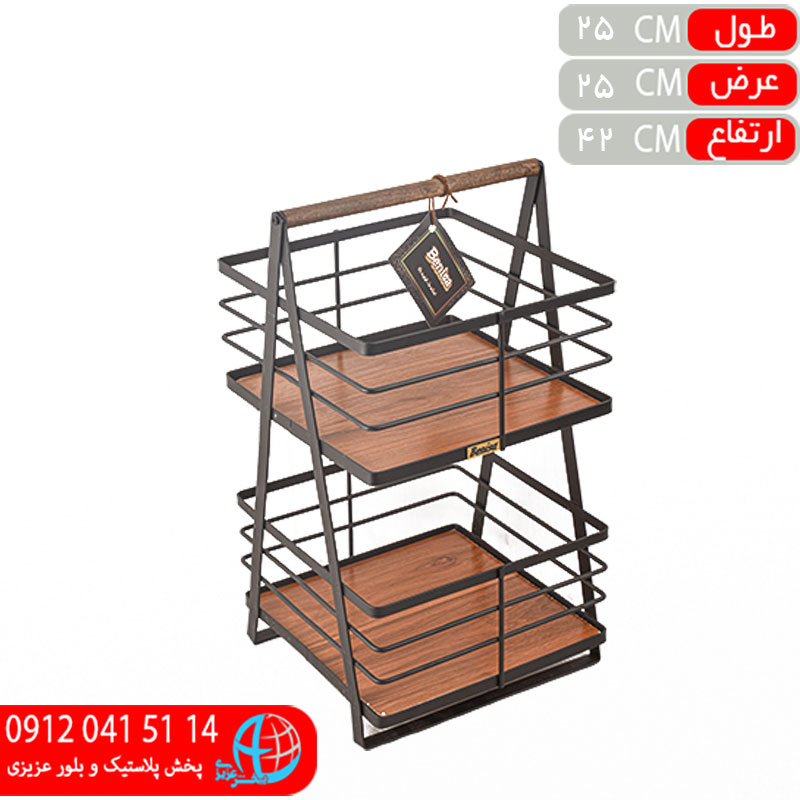 جاپیازی کف فندوقی مربع ۲ طبقه بنیسا