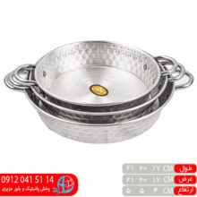 تابه چکشي دودسته کروم ۳عددي زيبا