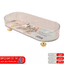 استند بیضی پایه دار کریستال کوچک مهرایران