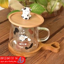 زیرلیوانی پلی استر دسته قلب رز