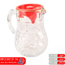 پارچ ملانی لب طلا رز عسلی