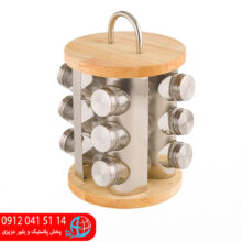 جاادویه گردان استیل چوبی لیمون ۱۲عددی