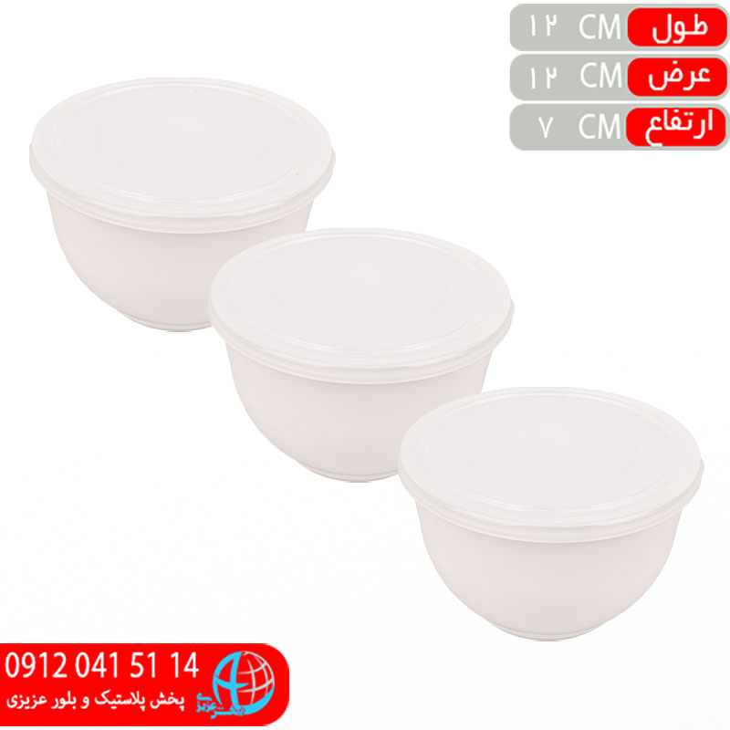 فریزری کاسه ۳قلو سایز۱ پلی یاس