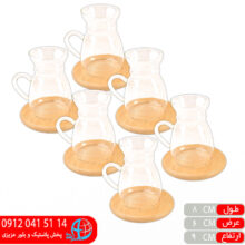 سرویس چایخوری ساده چوب بامبو