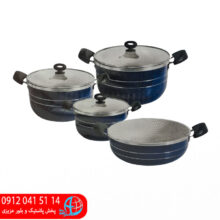 سرویس ۷پارچه خط دار اطلس شمس