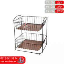 جاپيازي ويشکا کف چوب مشکي ۲ط کادين