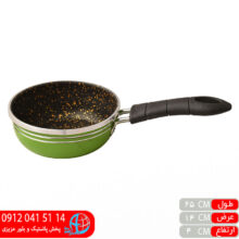 تابه گرانیت۱۴ تک دسته لب پیچ زینو