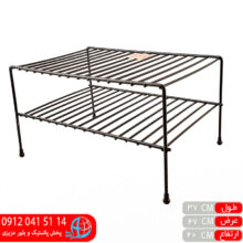 راف اعلا روکش مشکی ۲طبقه لوکس