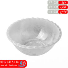 کاسه قدح درسا۲ شفاف ايده آل