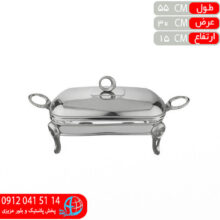 سوفله مرغ بزرگ حلقه استيل طلايي رزلند