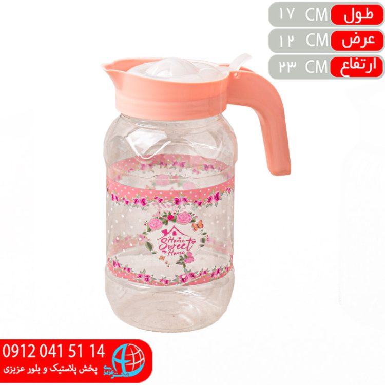 پارچ گلدار نيلوفر زاگرس